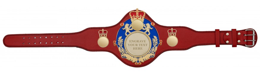 QUEENSBURY PLT LEATHER CHAMPIONSHIP BELT - PLTQUEEN/BLUE/G/ENGRAVE - AVAILABLE IN 4 COLOURS QUEENSBURY PLT LEATHER CHAMPIONSHIP BELT - PLTQUEEN/BLUE/G/ENGRAVE - AVAILABLE IN 4 COLOURS